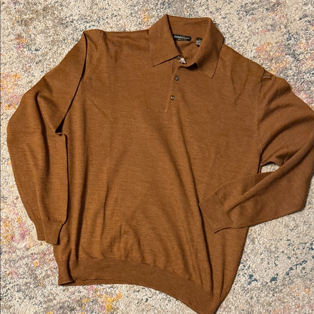 Joseph & Lyman Brown Sweater for Men XL